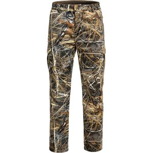 กางเกงล่าสัตว์ผู้ชายแบบกำหนดเอง ลายพราง กันลม ผ้าซอฟต์เชลล์บุขนแกะ สำหรับฤดูหนาว อุปกรณ์กลางแจ้ง - Product Image 1