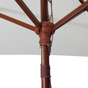 <span class=keywords><strong>Parasol</strong></span> de marché robuste en bois avec corde à poulie, pliable, portable, imperméable, pour extérieur, jardin, patio, cour, 1,25 m - Product Image 3