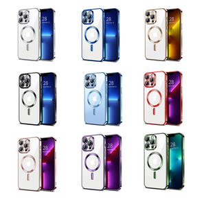 Housse de Protection de Luxe Transparente Galvanisée en TPU avec Bumper Magnétique et Recharge Sans Fil Sécurisée pour <span class=keywords><strong>iPhone</strong></span> 17 Air 16 15 14 13 12 <span class=keywords><strong>11</strong></span> <span class=keywords><strong>Pro</strong></span> <span class=keywords><strong>Max</strong></span> - Product Image 6