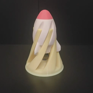 Jouet anti-stress fusée à lancer imprimé en 3D personnalisé, pour adultes et enfants, cadeau anti-stress pour le bureau, l'école et les voyages - Product Image 2