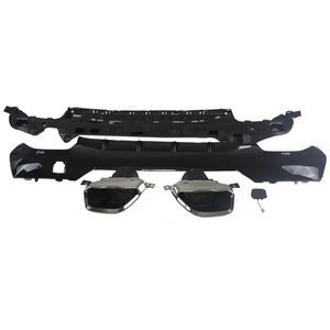 Divisor de difusor de parachoques trasero ABS estilo <span class=keywords><strong>M440</strong></span> con puntas de escape para <span class=keywords><strong>BMW</strong></span> G22 G23 420 430 440 con paquete M 2020up - Product Image 3