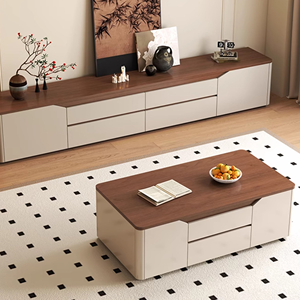 Mueble de TV para Salón, Estilo Vintage Minimalista, de Tamaño Pequeño, con Gran Capacidad, Mueble de TV de Madera para Salón - Product Image 4
