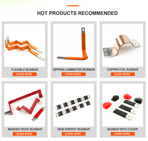 Barre omnibus en cuivre isolé de haute qualité revêtue d'époxy orange pour les accessoires de batterie de véhicule à énergie nouvelle - Product Image 5