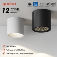Spot LED COB de plafond à montage en surface, en aluminium, étanche, de qualité supérieure, pour salle de bain, garage, usage commercial, 12W, 20W, 30W, 35W, 40W, 55W