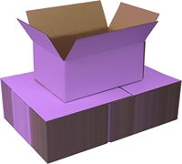Caja de regalo de cartón corrugado portátil ecológica con color de tamaño personalizado y logotipo para envío, correo y almacenamiento de embalaje