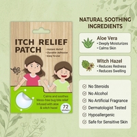 Patchs Hydrocolloïdes Personnalisés pour le Soulagement Instantané des Démangeaisons dues aux Piqûres de Moustiques et d'Insectes – Essentiels pour le Camping et les Voyages en Plein Air