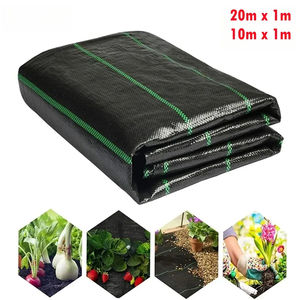 6.5FTx300FT Premium Weed Barrier Fabric Heavy Duty 3.2OZ, Woven Weed Control Fabric, High Permeability Good for Flower Bed - Product Image 5
