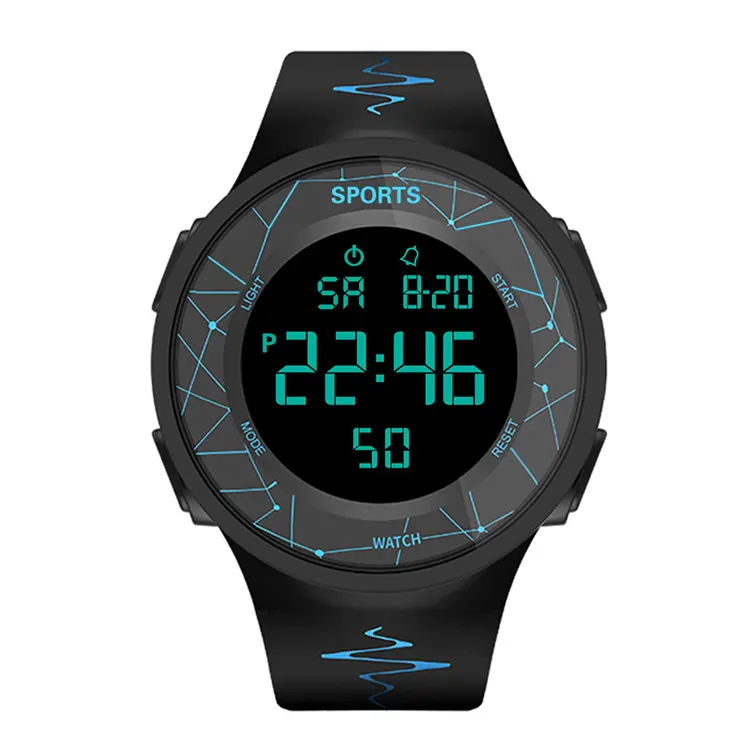 Men LED Digital Wristwatches For Outdoor Sports sport HONHX Male Watches reloj de hombre Waterproof Silicone Band Watch 2022