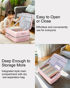<span class=keywords><strong>Valise</strong></span> à roulettes MGB à ouverture supérieure, grande capacité de 24 pouces, cadre <span class=keywords><strong>en</strong></span> aluminium, <span class=keywords><strong>valise</strong></span> de voyage <span class=keywords><strong>en</strong></span> PC durable, serrure TSA - Product Image 2