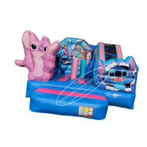 Comercial Pink Palace Combo gorila inflable <span class=keywords><strong>y</strong></span> carrera de obstáculos para la <span class=keywords><strong>venta</strong></span> - Product Image 4