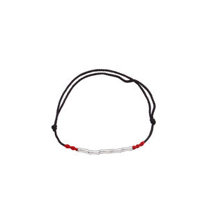 महिलाओं की 925 चांदी बांस की बनी लाल स्ट्रिंग लक्जरी न्यूनतम शैली में हर दिन - Product Image 6