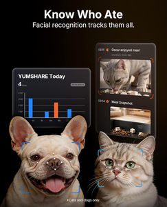 Comedero Automático para Gatos y Perros con Cámara, Reconocimiento Multi-Gato, Visión Nocturna, WiFi 2.4G y 5G, Bloqueo de Frescura, Doble Tolva de 5L con Temporizador - Product Image 4