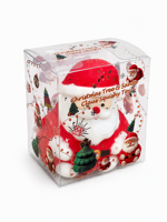 Jouet Squishy de Noël en forme de Père Noël, Bonhomme de Neige et Sapin, avec son craquelant tactile, jouet anti-stress pour enfants