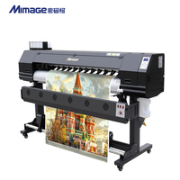 Máquina de impresión de pegatinas de vinilo, plotter de vinilo barato de 1,8 m, banner flexible para exteriores, impresora solvente ecológica
