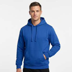 Men's Heavyweight <b>600gsm</b> Polyester/Cotton Winter Lined Solid Outdoor Printed Oversized Pullover <b>Hoodie</b> Stringless ODM Design - Product Image 1
