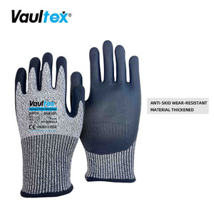Vaultex, recién llegado, guantes de seguridad para la industria minera, HPPE + guantes de trabajo de fibra de vidrio, guantes de trabajo resistentes anticorte para hombres - Product Image 2