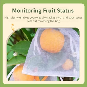 Sacs à fruits en maille <span class=keywords><strong>de</strong></span> nylon écologiques Magicatch, haute perméabilité à <span class=keywords><strong>l</strong></span>'air, pour jardin et fermes, <span class=keywords><strong>protection</strong></span> contre les insectes et les oiseaux - Product Image 4