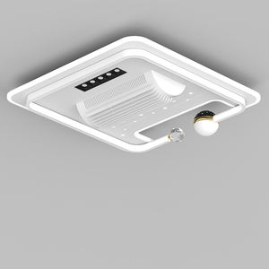 现代六速可调发光二极管吊扇灯<span class=keywords><strong>3</strong></span>色遥控无叶60W客厅新品 - Product Image 2