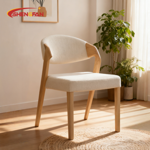 Hot Bán Hiện Đại Rắn Gỗ Óc Chó Ghế Ăn Đặt Đệm Cho Nhà Văn Phòng Tiếp Tân Nghiên Cứu Phòng Khách Sử Dụng - Product Image 3