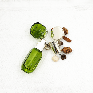 Contenants pour Soins de la Peau Emballage Cosmétique Ensemble de Pots en Verre Vert avec Pompe Scellée pour Tonique Lotion Crème Crème Visage Carton - Product Image 3