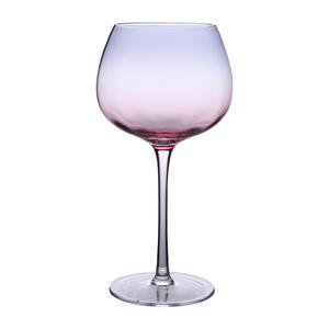 Juego de Dos Copas de <span class=keywords><strong>Gin</strong></span> de Cristal de 460 ml, Color Rosa y Gris, Verde y Gris, Estilo Globo Atardecer, Venta al por Mayor - Product Image 1