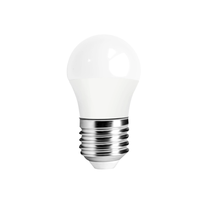 Ampoule LED multicolore 4,9W avec culot E14/E27/B22/B15, forme globe, 220-240V, usage domestique, contrôle de la température, ampoule LED G45
