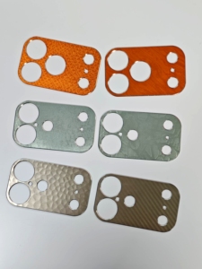 XT Metal Front <b>Panel</b> Phone Camera Lens Cover Plate PET PC Display <b>Window</b> Stick-On Mounting Custom Texture/Color Options Mobile - Product Image 5