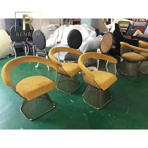 Chaise supérieure en velours italien pour salle à manger, chaises de salle d'entrée, de luxe, pour restaurant - Product Image 6