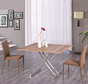 Casa risparmio di spazio mobili pieghevole tavolo <span class=keywords><strong>da</strong></span> pranzo in vetro trasformare <span class=keywords><strong>allungabile</strong></span> <span class=keywords><strong>tavolino</strong></span> - Product Image 5