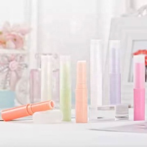 Tube de rouge à lèvres vide et rechargeable 4G en plastique, coloré, mince, pour DIY, avec logo personnalisé - Product Image 2
