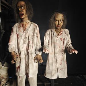 Decoración Animada de Personaje de Película de Terror para Halloween: Atrezzo y Modelo Animatrónico para Diseños de Casas Encantadas y de Fantasmas, Ideal para <span class=keywords><strong>Escape</strong></span> Rooms - Product Image 2