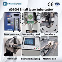 Machine de découpe laser à fibre portable économique à 4 axes pour tubes métalliques, haute vitesse CNC, sans dessin requis, pour tubes ronds, carrés et angulaires