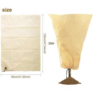 ผ้าคลุมต้นไม้น้ำค้างแข็งมีซิปรูดถุงป้องกันการแช่แข็งสำหรับคลุมเฟอร์นิเจอร์ต้นไม้ - Product Image 3