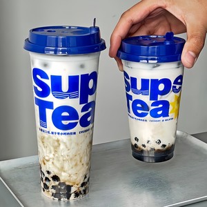 Gobelets en plastique transparent PP de 24 oz avec logo personnalisé Beon, pour thé au lait, jus, boba, à emporter, jetables, avec joint d'étanchéité - Product Image 5