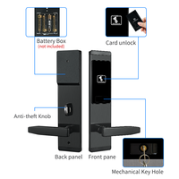 Serrure de porte intelligente RFID TTlock pour hôtel et appartement, serrure numérique sans clé avec système de gestion par application TTlock