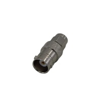 Adaptateur de connecteur coaxial RF BNC femelle vers SMA mâle, 50 Ohm, pour GPS, CCTV, modules sans fil, faible PIM
