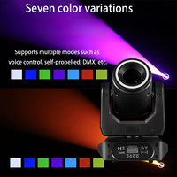 Equipo de DJ profesional 150W Focos de cabeza móvil DMX512 LED Móvil 3 Prismas Beam Gobo Disco Stage Light para fiesta Boda