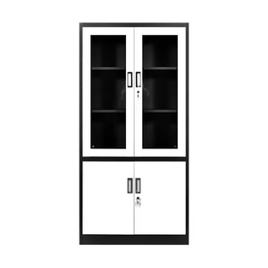 <span class=keywords><strong>4</strong></span> portas cinco camadas do armário de arquivo branco do aço com fogo vertical do fechamento e poeira resistentes para o hospital do Gym da escola - Product Image 2