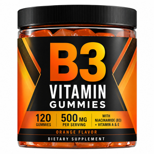 Complément alimentaire premium OEM personnalisé Halal Vegan Vitamine B3 NAD+ NR avancé blanchissant Niacinamide Gummies Santé Sans produits laitiers - Product Image 1