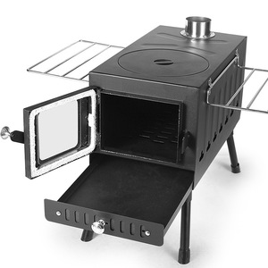 Portable Wood Burning <b>Stove</b> 280x220mm Outdoor Camping Heater Folding Tent <b>Stove</b> For Firewood Use - Product Image 4