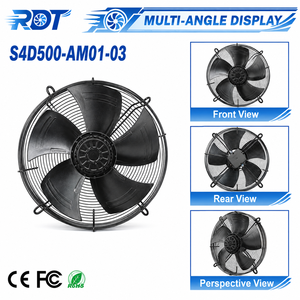 Ventilador Axial S4D500-AM03-01 400V AC 720W 1.41A 1390RPM, Unidad de Condensador de Flujo Axial, Ventilación Industrial de Aire, Alto Flujo de Aire - Product Image 6