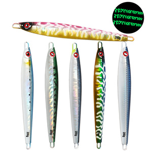 Señuelo de Pesca con Diseño de Leopardo, 200g, para Agua Salada, Cebo para Pesca de Fondo, Señuelo de Placa de Hierro para Pesca en el Mar - Product Image 1