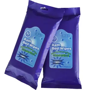 China Factory Supplier Alcohol Free Disposable Tissue Moistened Cloth Bath Wet Wipes