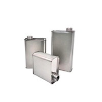 Boîte rectangulaire en acier inoxydable de 1L, 950ML, 700ML avec impression offset pour l'emballage de cosmétiques, de gel douche et de produits de toilette