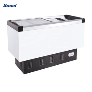 High Quality 500l Curved Island Display <b>Freezer</b> Glass Door Ice Chest Ddh-500xu(yx) <b>Freezer</b> Showcase - Product Image 4