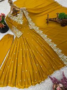 Conjunto Anarkali Tradicional Premium con Lentejuelas para Fiestas RTC 5913 - Product Image 2