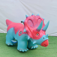 Manège Dinosaure pour Enfants, Électrique, Étanche, pour Parcs d'Attractions Extérieurs, Centres Commerciaux, Intérieur, Métal et Plastique