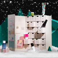 Boîte Cadeau Cosmétique Personnalisée avec Logo, Vide en Papier pour Maquillage, Beauté, Noël, Entreprise, Calendrier de l'Avent, à Tiroir Coulissant
