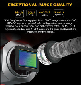 Autel Robotics Evo Ii Pro V3 Máy Ảnh Drone 6K HD Gimbal Máy Ảnh 1CMOS Quadcopter Đặt Điều Khiển Từ Xa Khảo sát Lập Bản Đồ UAV - Product Image 4