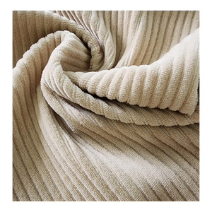 Tissu velours côtelé peigné de qualité supérieure 240 g/m² 78/18/4 Coton Polyester Élasthanne en rouleaux - Product Image 2